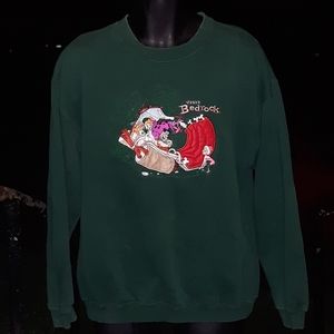 Warner Bros. Shirts - Vintage Flintstones Visit Bedrock Sweatshirt sz M Warner Bros. Shirts - Vintage Flintstones Visit Bedrock Sweatshirt sz M